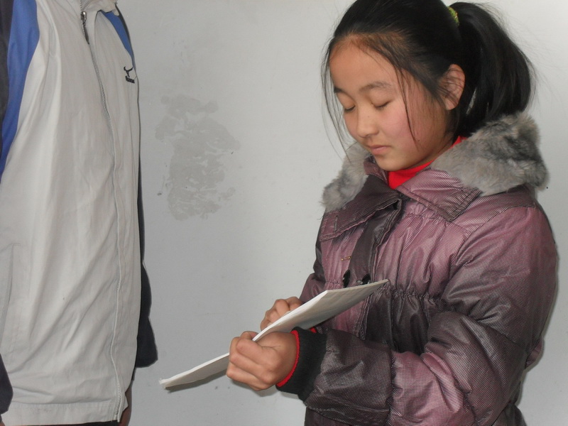 向爸爸诉说的我